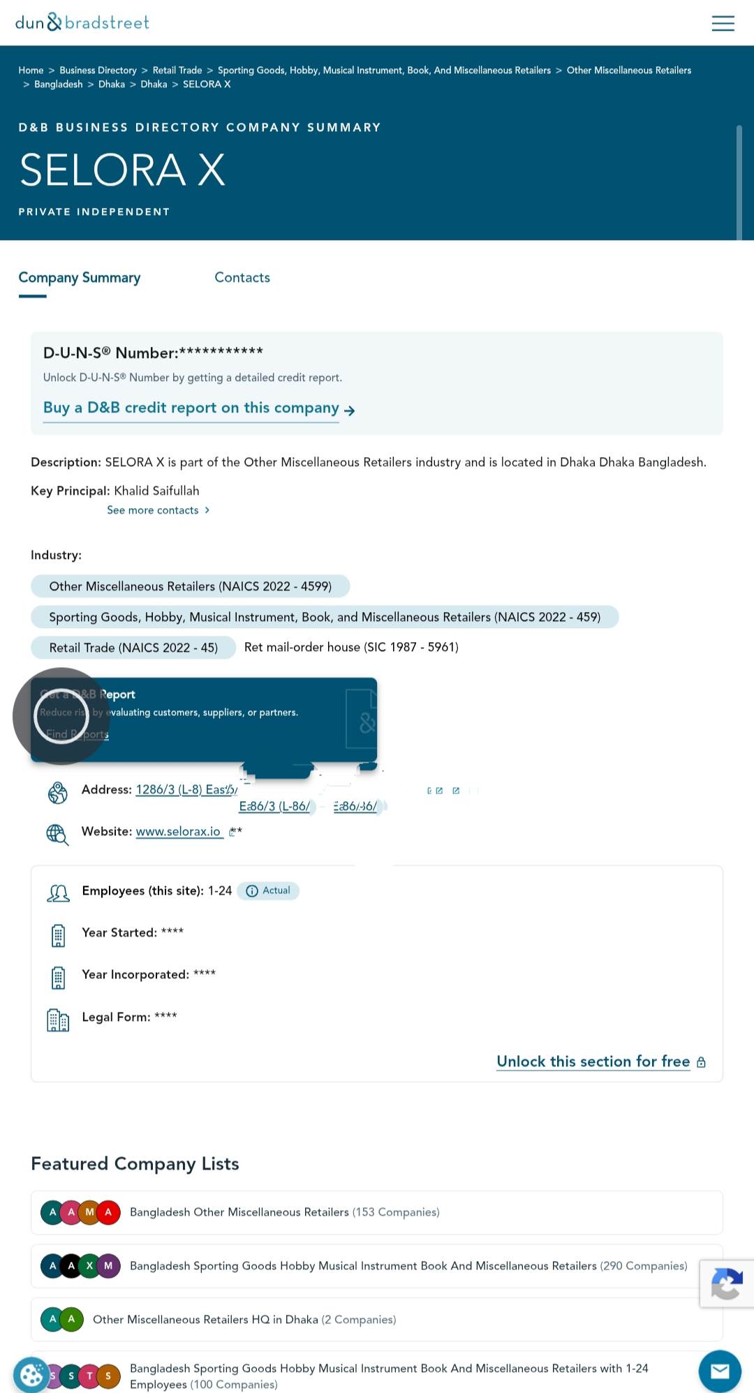 D-U-N-S Number registration proof #2 — verified business record obtained by NurApps